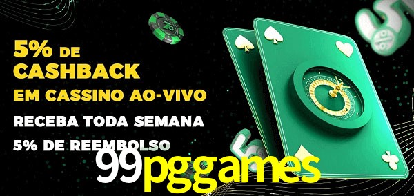 Promoções do cassino ao Vivo 99pggames